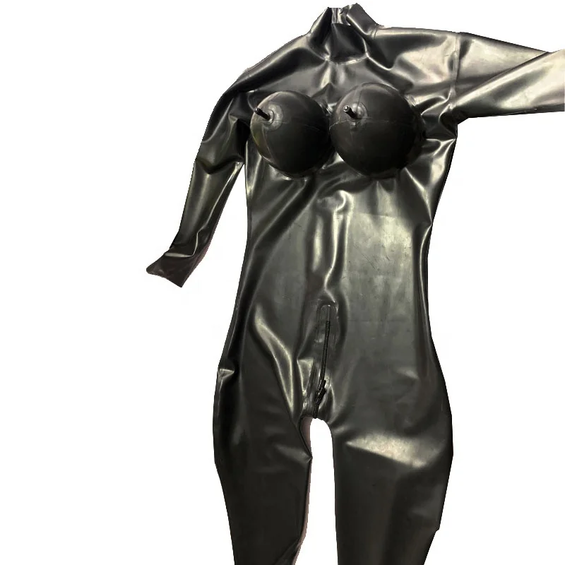 New 2023 Latex Sexy Blue Jumpsuits  men Dresses OEM Fancy Spandex Time Lead Support Feature Material Cosplay Factory Price