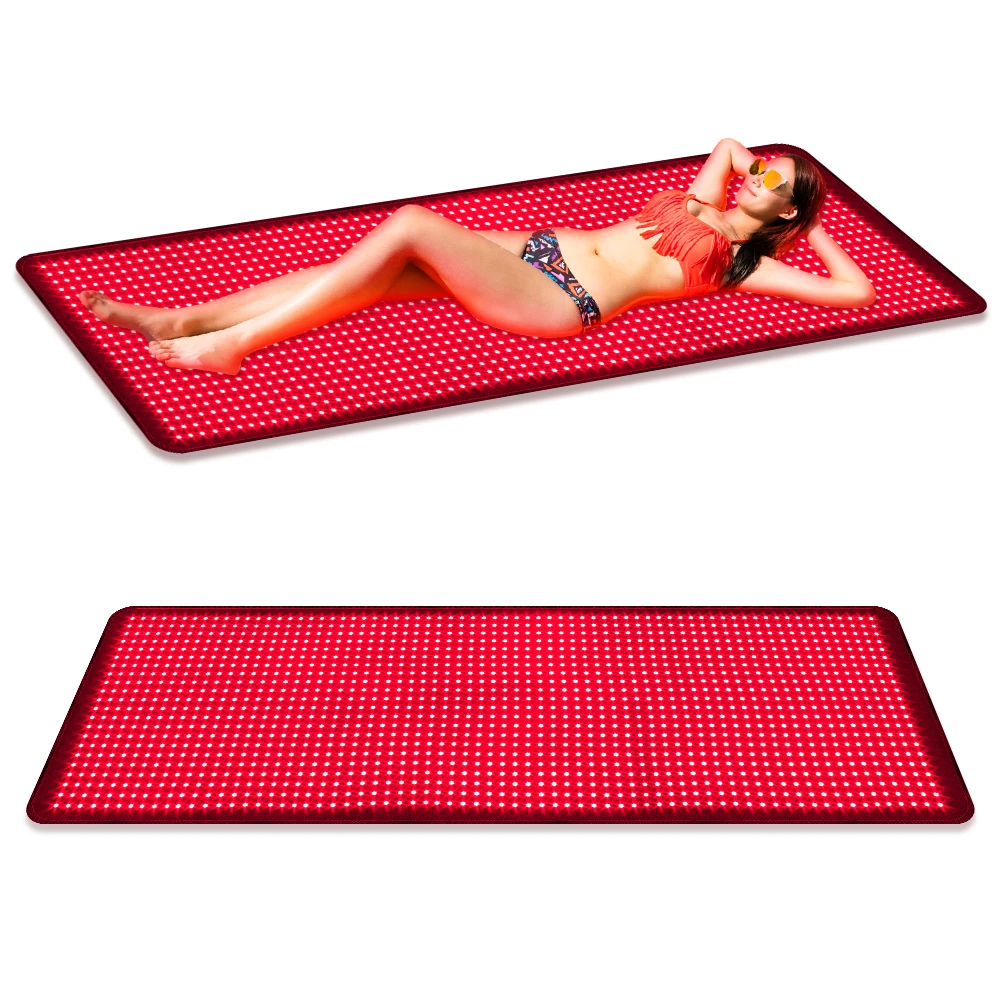 OEM ODM 1540pcs Large Near Infrared Light Therapy Device Blanket Belt 2 PULSING THERAPY LED red light therapy mat