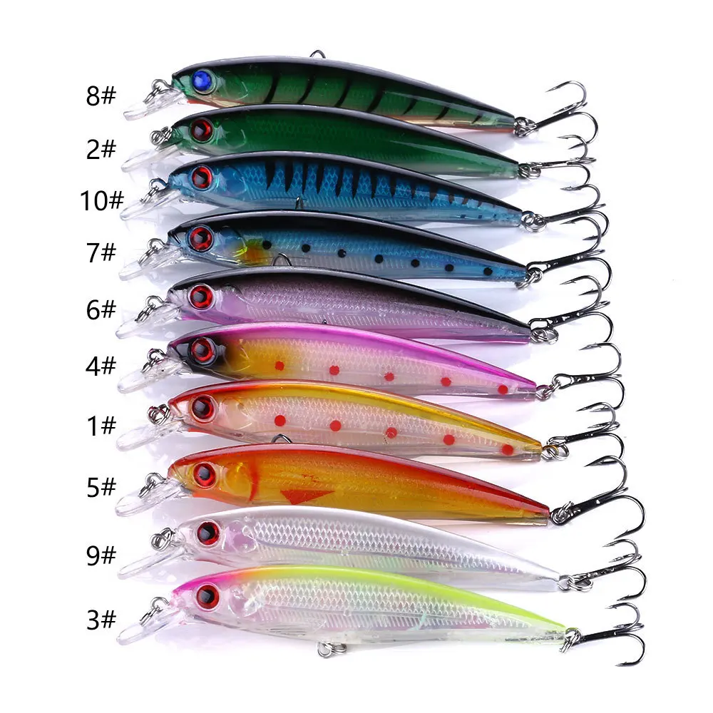 Fishing Minnow Lures 11cm Diving Barra Trevally Mackerel