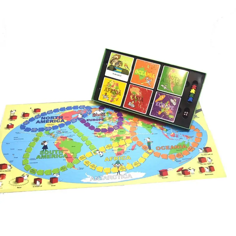 OEM customize printing personalized unique designs board game sets with game pieces
