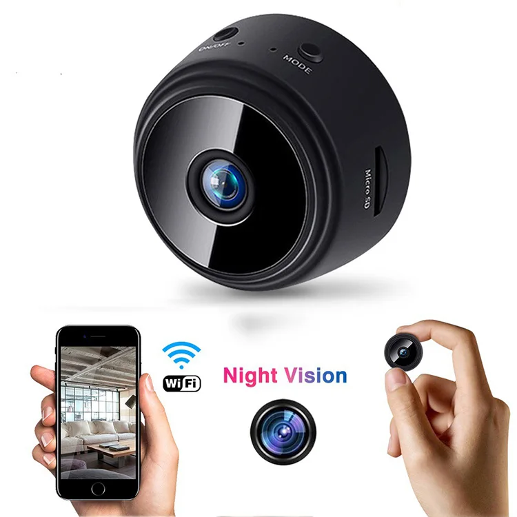 2020 Network Remote Monitoring Night Vision Mini Hidden HD 1080p Camera Wifi Wireless Micro Spy Camera