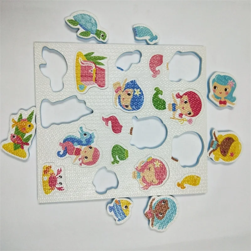 Factory EVA Foam Bath toys Baby Safety EVA Foam Float Educational Bath Toy Acceptable Customizable Colors Shapes