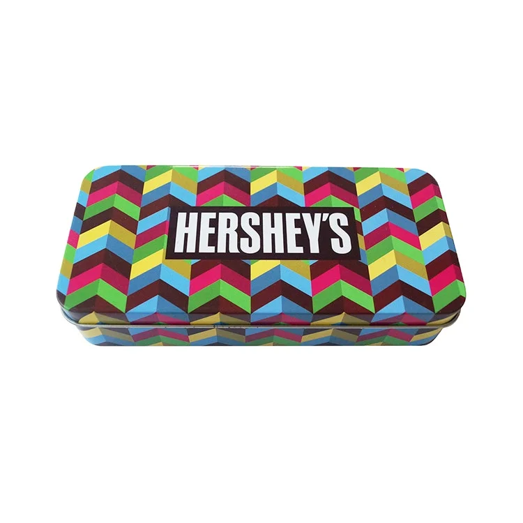 10 Years Factory custom printed rectangle tin box