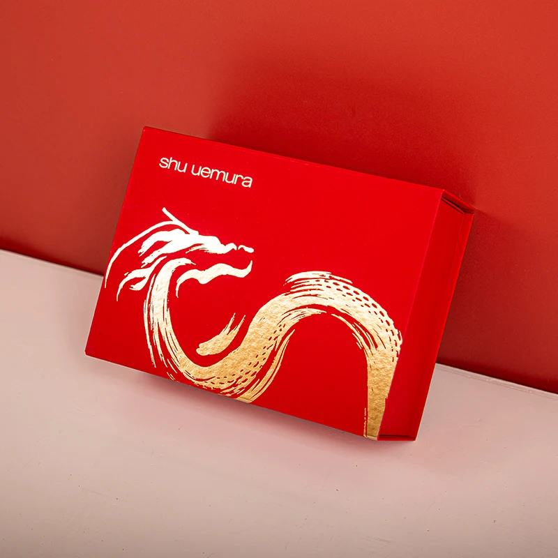 Recyclable Custom Size Logo Cardboard Paper Box Red Hard Rigid Magnet Box Packaging Luxury Folding Magnetic Gift Box