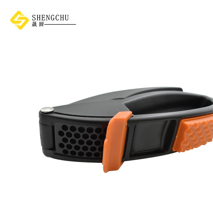 kitchen gadgets fruit vegetable garlic peeler 3 In 1 Multi-functional Plastic Garlic Press