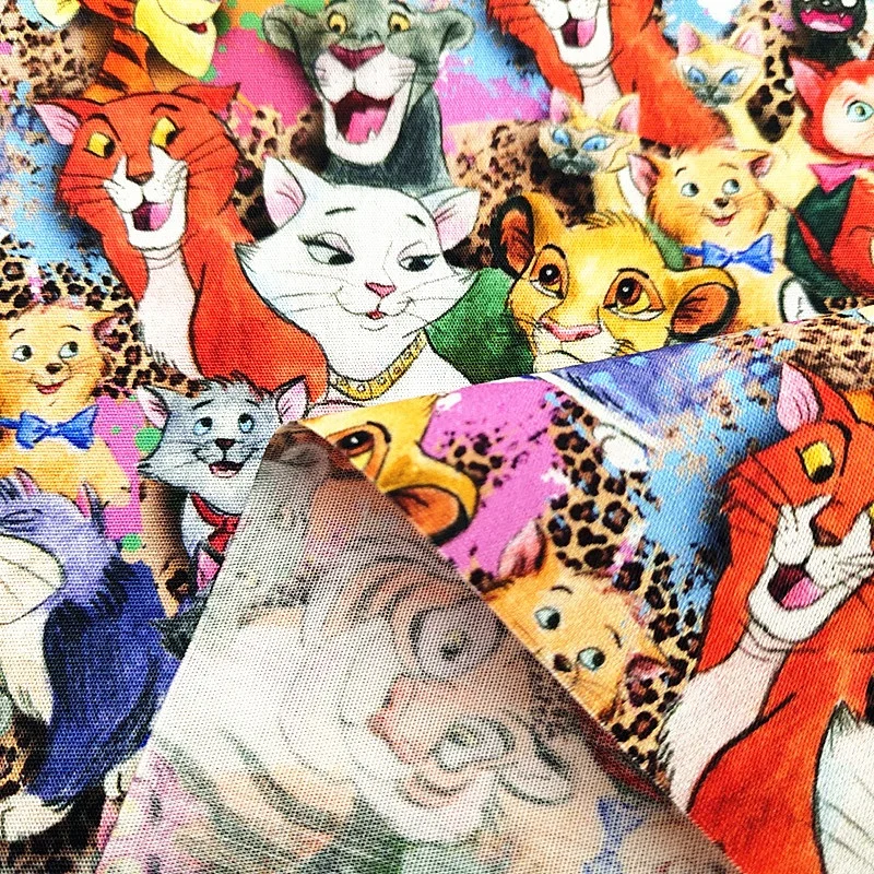 Kuangheng textile offer all kinds of Digital Printing Baby Fabric 100% organic cotton Sheet fabrics Sewing material accessories