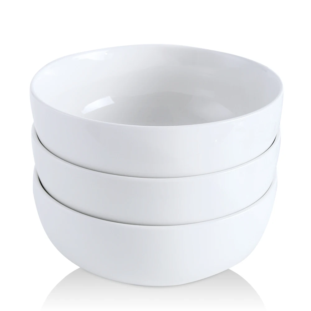 RTS Top Popular Salad Bowl Smooth Surface 58oz Big Bowl Chinese For Soup Bowl