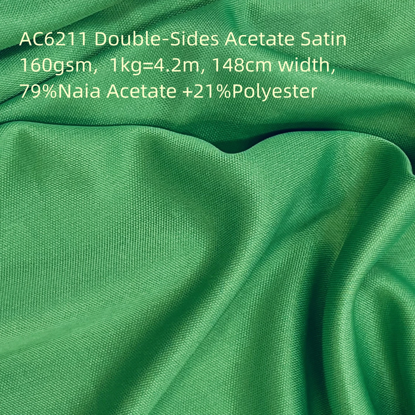 AC6211 вязаный двусторонний Ацетатный Атлас Naia