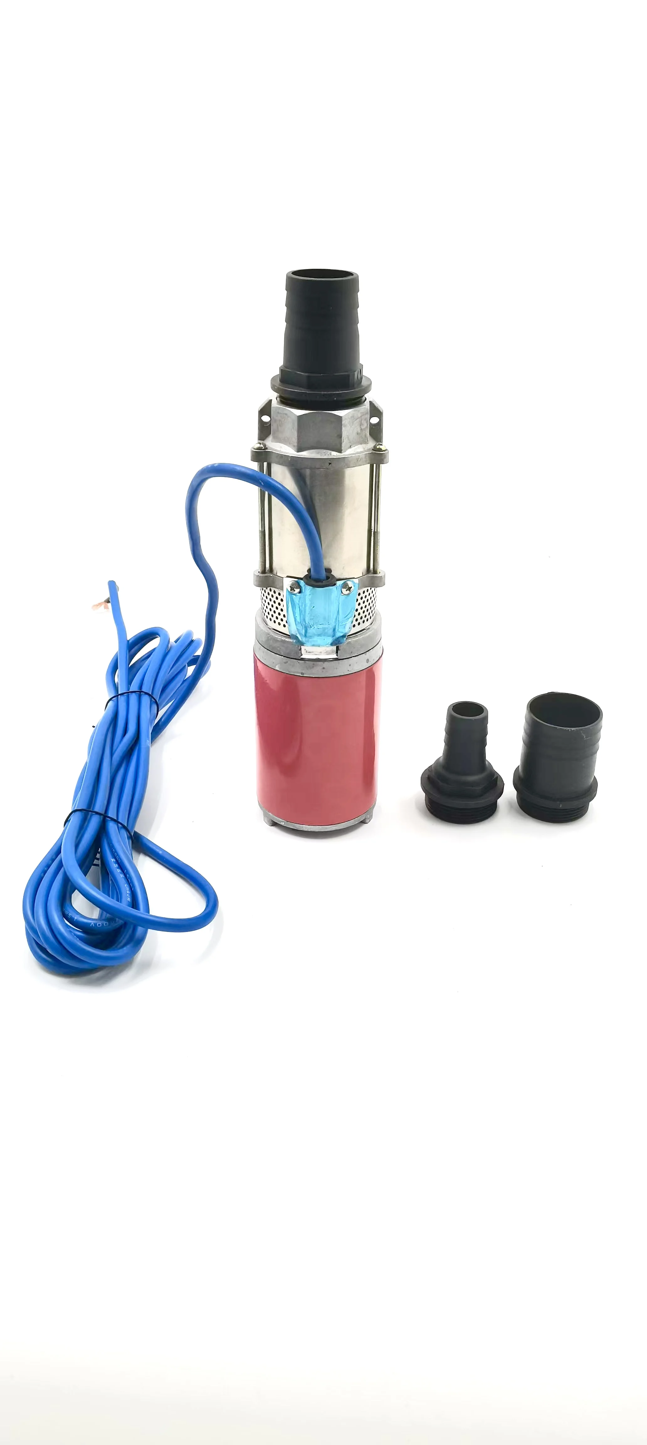 DLdc12V Stainless Steel Vertical Submersible Well Pump High Pressure Multistage DC Motor Customizable OEM Support Big Flow Solar