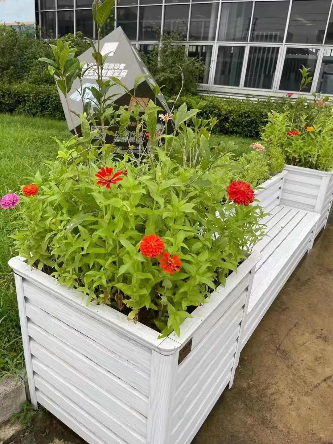 Metal Raised Garden Bed for flower Elevated Planter Box with Legs Outdoor Patio Flower Herb Container Gardening