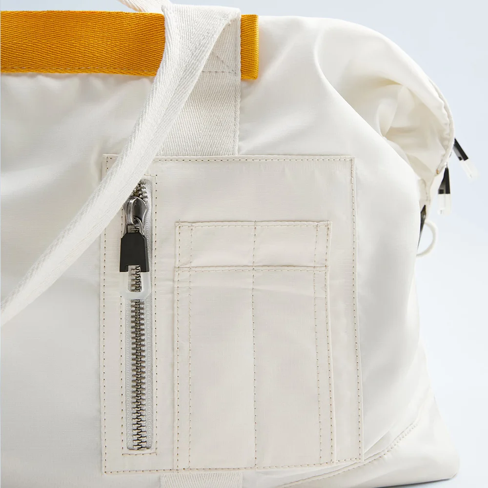 Custom High Quality Waterproof White Nylon Canvas Mens Travel Sport Bowling Bag For Men