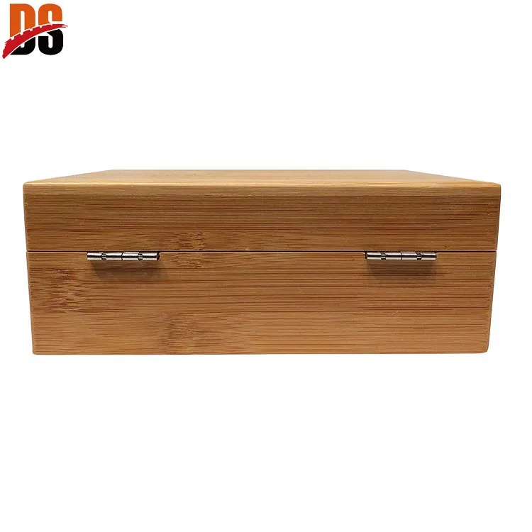 Large Matte finished Locked Wooden secret stash box with rolling tray