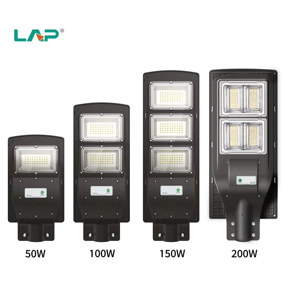 LAP 300 Watt All In One Solar Street Light Integrated All In One Solar Street Light