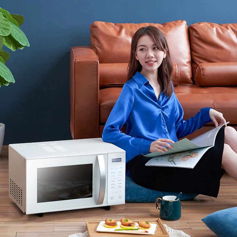 23L Microwave Capacity Flat Heating Household Intelligent Frequency Conversion Multifunctional Microwave Oven