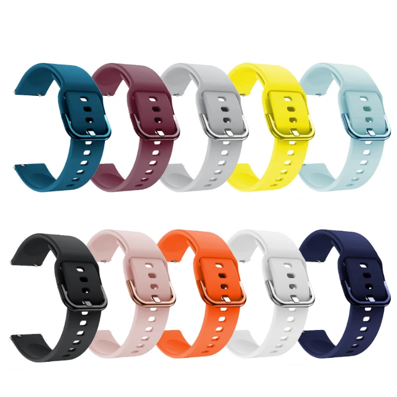 Silicone Watch Strap For Amazfit Bip 3 Smartwatch Bracelet Correa Wristband For Amazfit Bip 3Pro/Bip U/S /Lite /GTS 2e 3 4 4mini