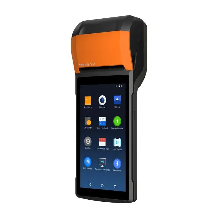  SUNMI V2 Android POS + система сенсорный экран терминал NFC ручной кассовый аппарат Китай