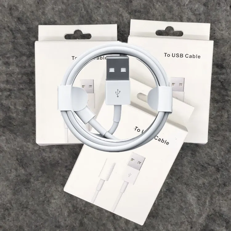High Quality 1M USB Fast charging Cable 2A USB Data Cables With Box  Quick Charging cable For iPhone 14 13 12 11 X XR