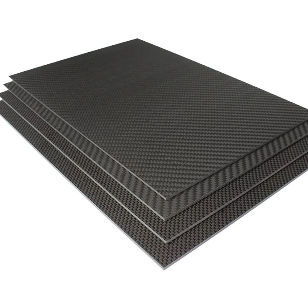 TOP quality 1mm 2mm 3mm 4mm 5mm 6mm uav carbon panel factory plate  carbon fiber sheet