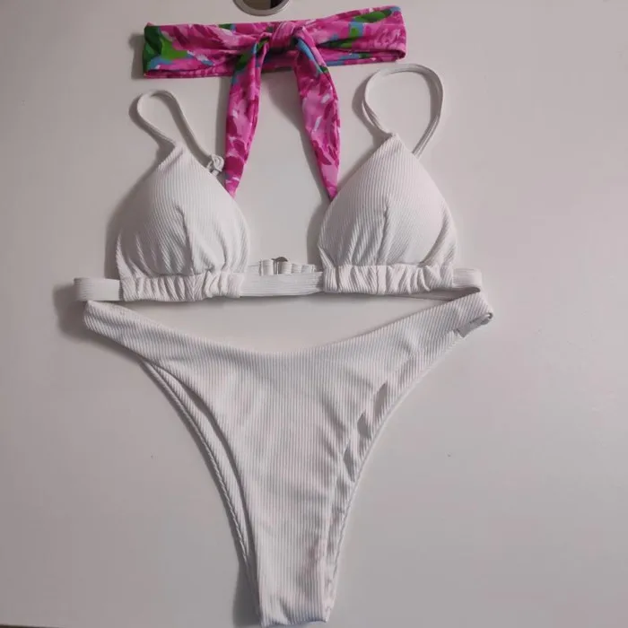 2021 New Wholesale Excellent Design Bathing Suits Sexy Triangle Swim Wear Letter Bikinis Woman Swimwear Brands Designer Swimsuit