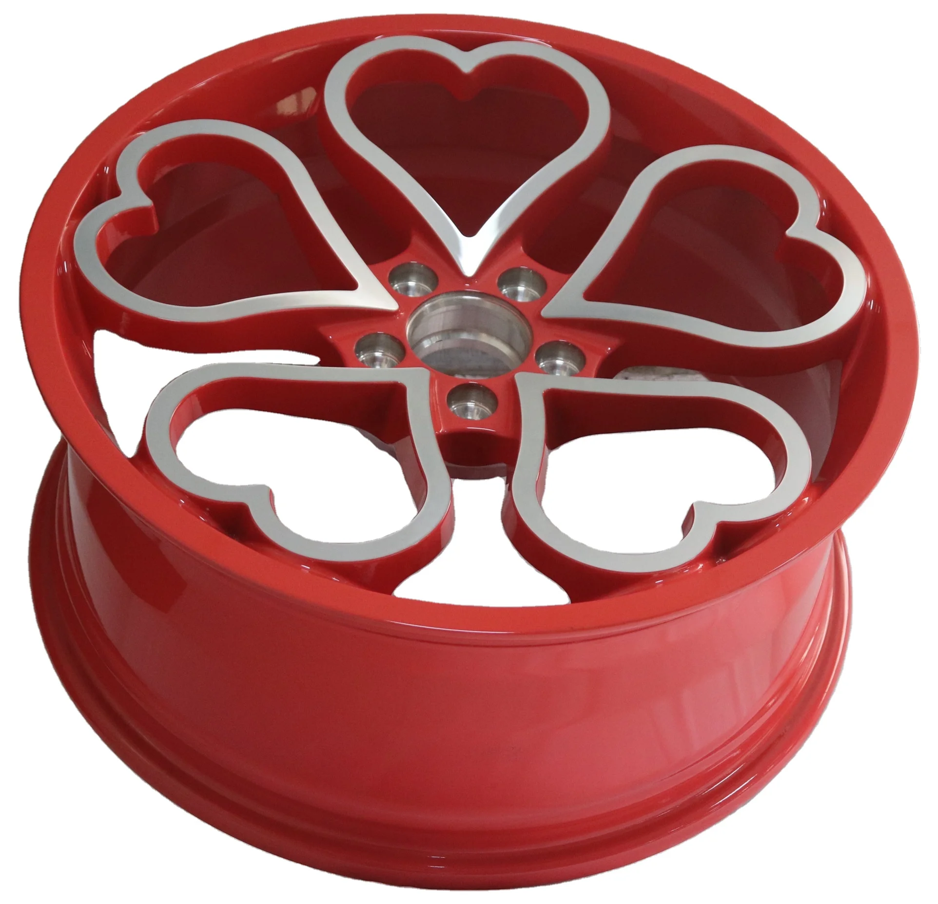 
 I Love You 520 Love Heart Shape хорошее качество кованые розовые красные черные автомобильные диски из сплава алюминия T6061 диски  