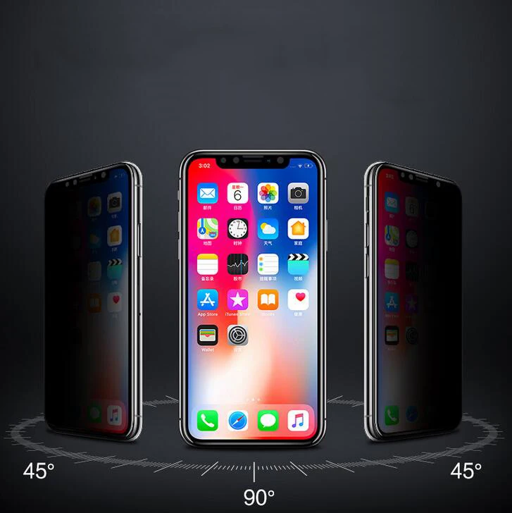 Glass protector For iPhone Series Privacy Screen Protector Film