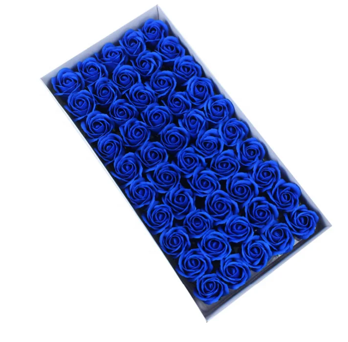 Love Gift Best Quality New Flower Bouquet Transparent Scented Artificial Heart Shaped Bath Rose Soap Flower