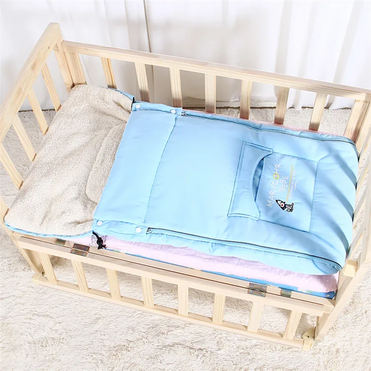 New Born Luxury Baby Stroller Sleeping Bag Baby kids Warm Clothing Winter Thermal Infant Blanket