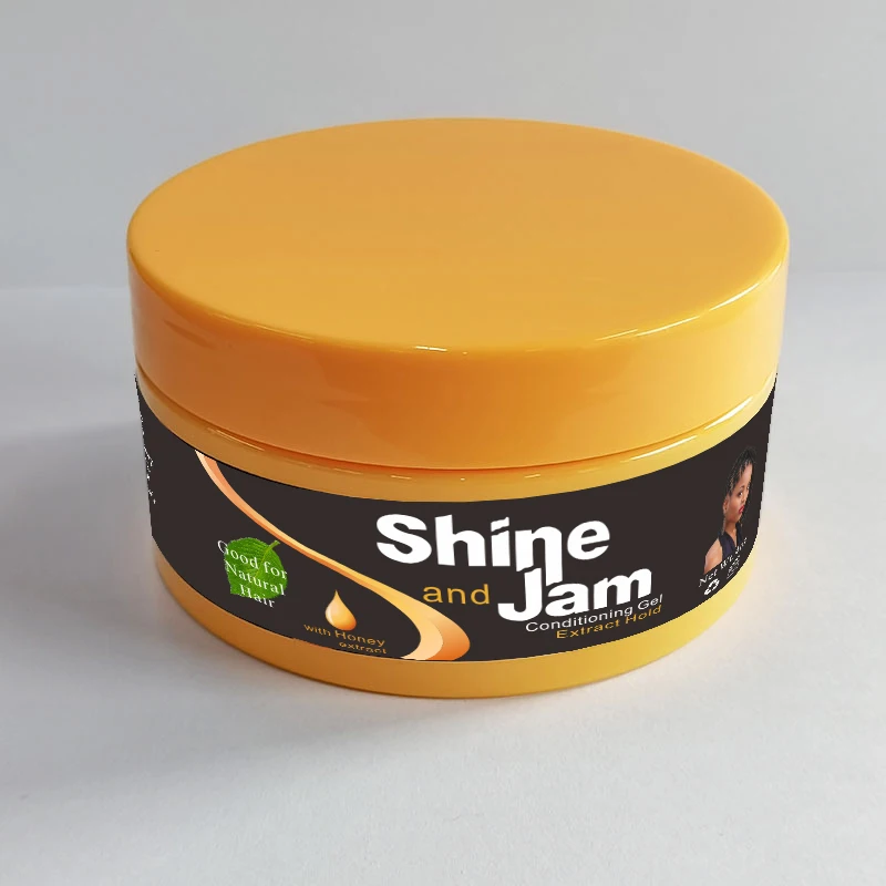 Private Label Strong Hold  Custom Instant Shine and jam gel edge control gel eco for braid