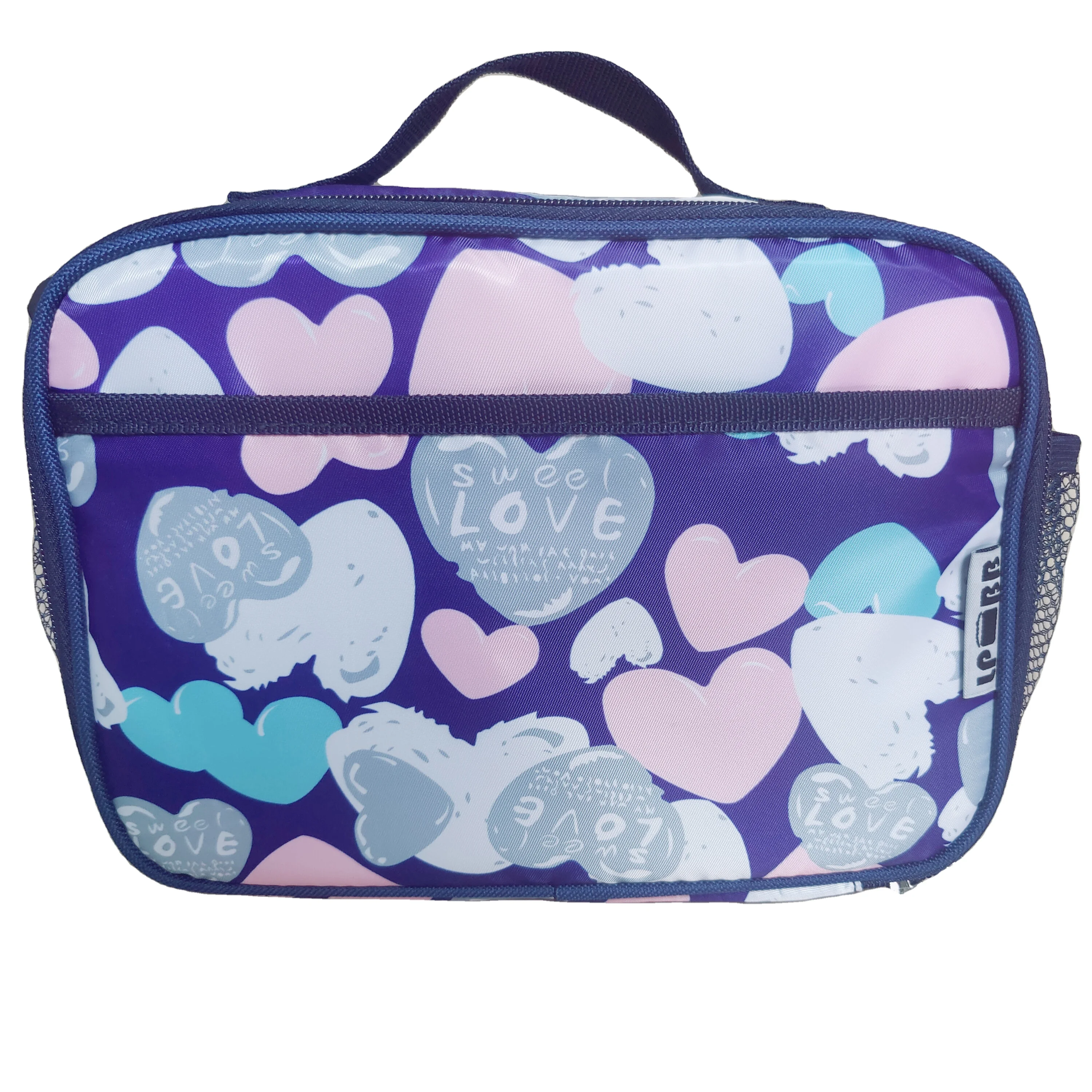 Изготовленный На Заказ детский изолированный тканевый Ланч-бокс, детский Ланч-бокс, OEM ODM