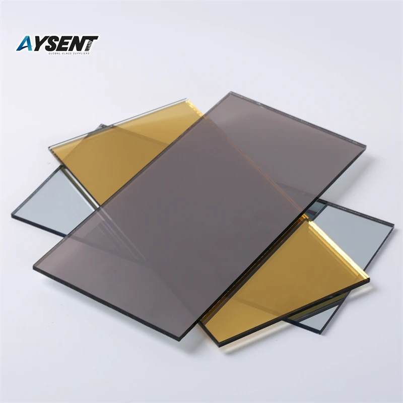 4mm-12mm Reflective Glass Commercial Residential Buildings Flat Solid Thermic Glass Low-E Bulletproof Windows Heliostat Glass