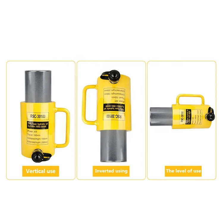 
hydraulic jacks 10t long stroke hydraulic jack with hand pump hollow hydraulic jack mini 