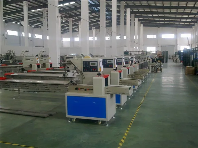 KEFAI Atomatic Horizontal Pillow Bag Wafer Bars Biscuit Cookie Flow Wrapping Packing Machine