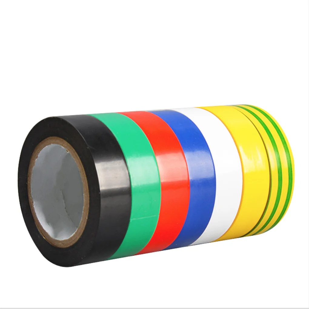 High Voltage Resistant Flame Retardant Vinyl PVC Electrical Insulation Tape jumbo roll tape