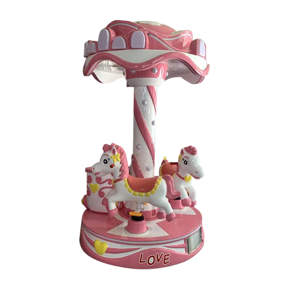 Wholesale Coin Operated Carousel Machine Kids Amusement Park Machine  Paradise Mini Carousel