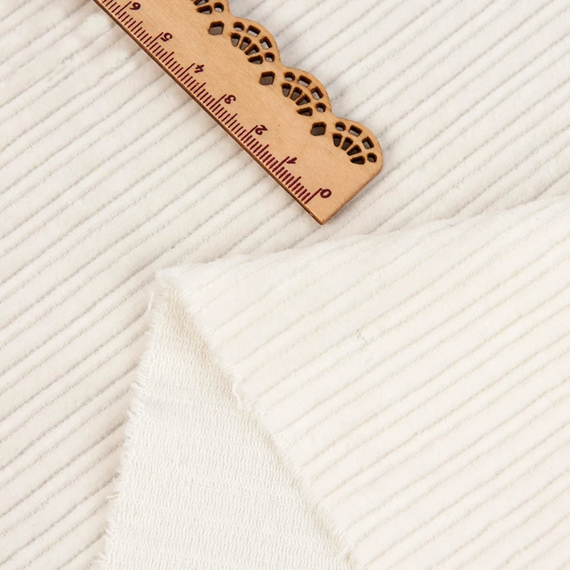 
Skin friendly and comfortable 8W large and small walecorduroy elastic fabric Home textile striped flannel 