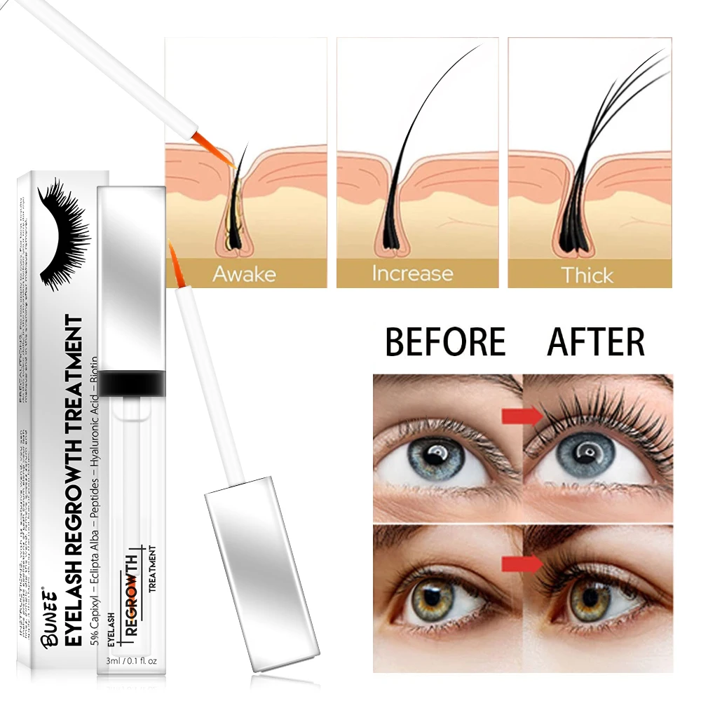 Wholesale Natural Organic Keratin Vegan Castor Oil Lash Booster Eyelash Growth Treatments Eye Lash Enhancing Serum
