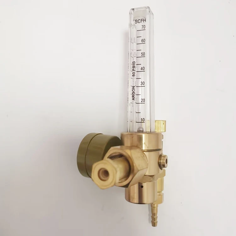 60SCFH co2 tank carbon dioxide gas high pressure gauge regulator with solenoid valve