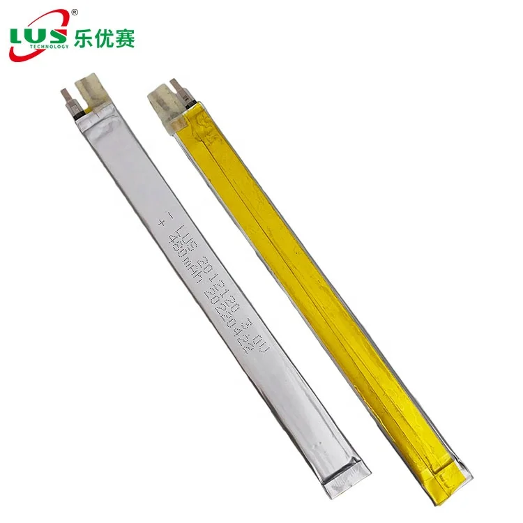 super narrow limno2 pouch cell CP2012120 3.0V 480mah CP2012120 Flat Battery For Smoke Alarm