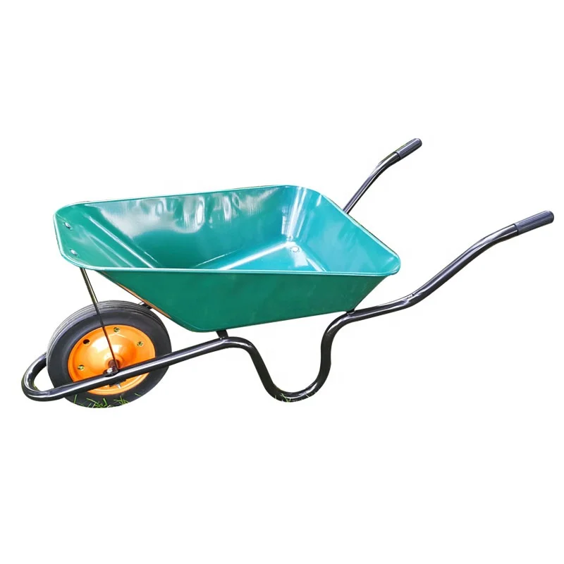 Cheaper and metal tray wheel barrow heavy duty steel tray wheelbarrow