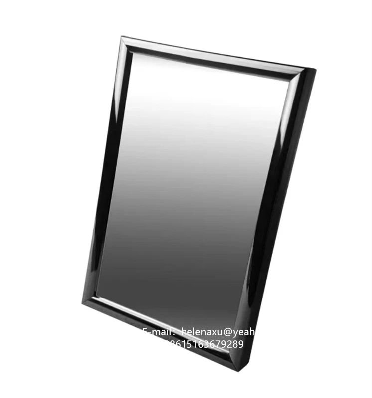 11x 16 cm Free standing Face Mirror Cosmetic Gold black white color Travel Vanity Makeup Mirror