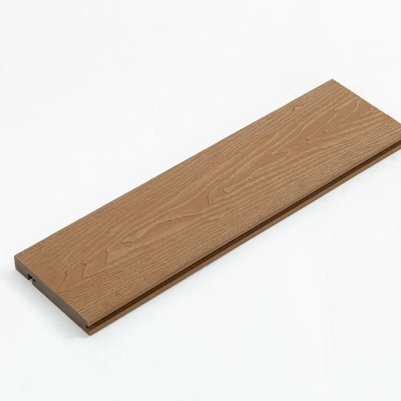 2024 New Anti-UV Waterproof Wood Plastic Decking Smooth ipe Anti-Slip Outdoor Terrace Floor Wpc Composite Flooring Tiles