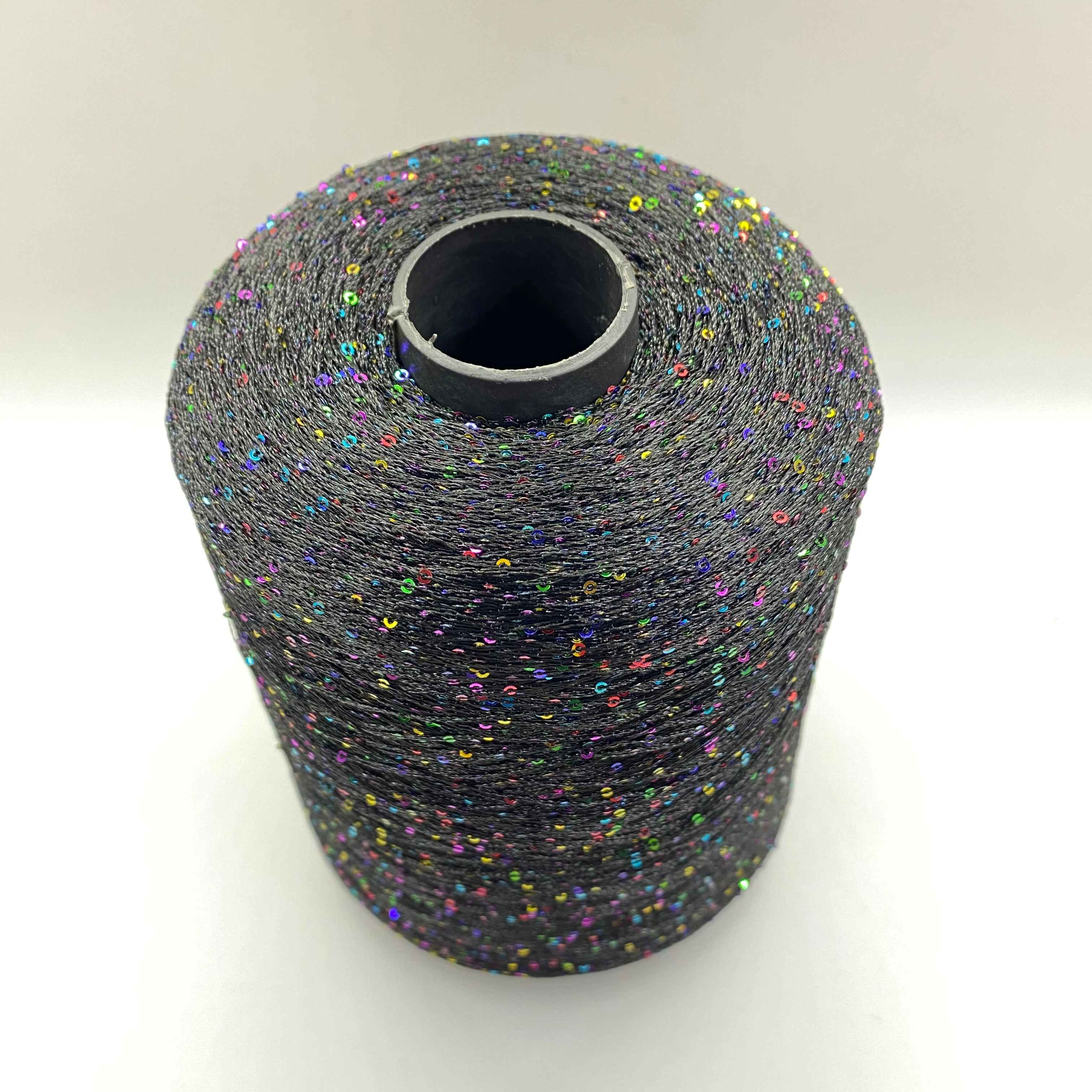 Chinese manufacturer fancy colorful sequin yarn for knitting