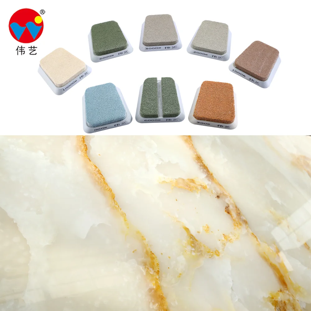 Super shine Frankfurt marble/stone grinding pad for big stone/marble sheet polishing and grinding