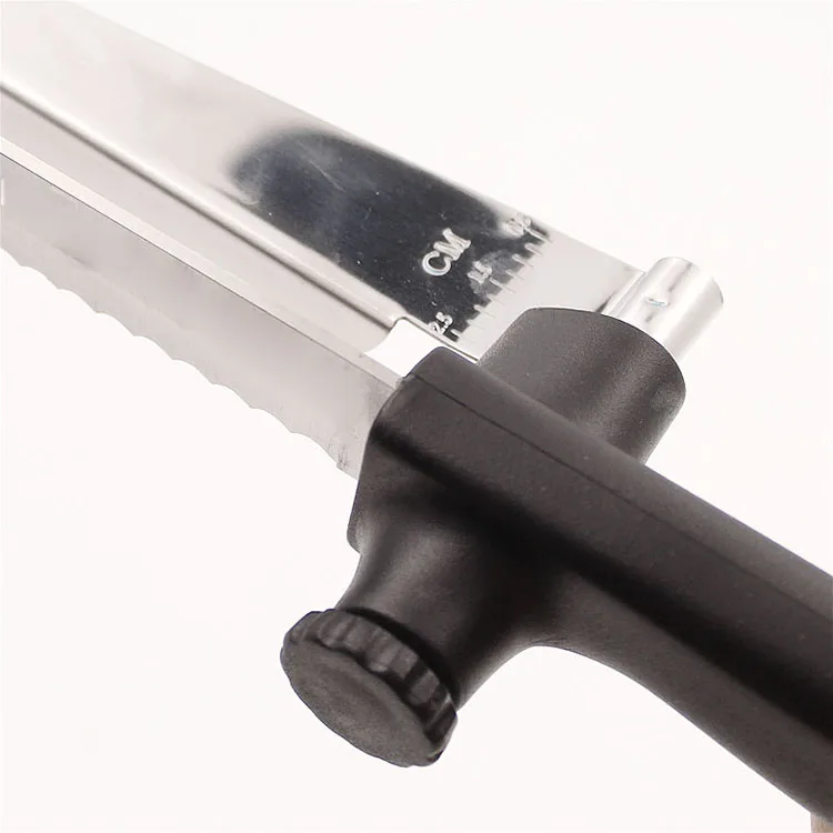 8 Inch New design high quality serrated bread knife with adjustable roll