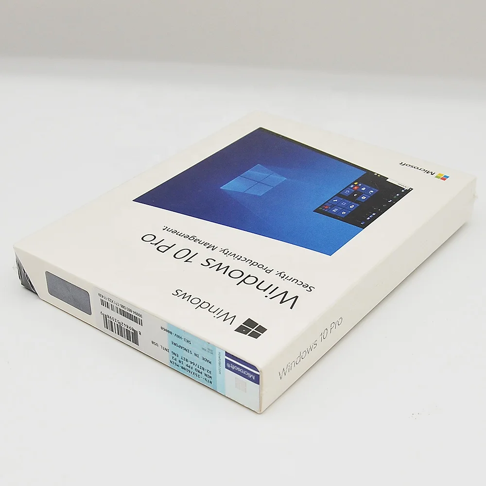 
100% Online Activation Microsoft retail box Windows 10 professional USB 3.0 flash drive 32/64 bit 