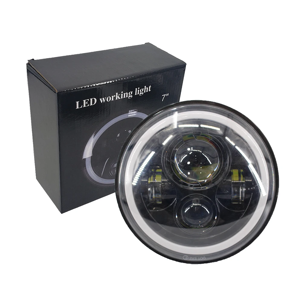 7 inch round Mack truck head sealed round wrangler lights offroad led headlight for  jeep