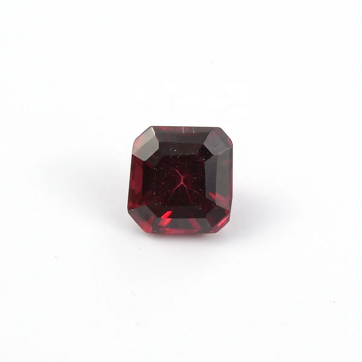 Anthill Garnet Stone 4x4mm Faceted Octagon Good Red Color Natural Garnet Loose Gemstone Wholesale Supply