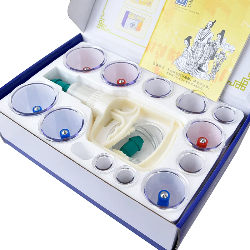 cupping set China physical Therapy Equipment Plastic Vacuum Cupping Machine Cupping Device