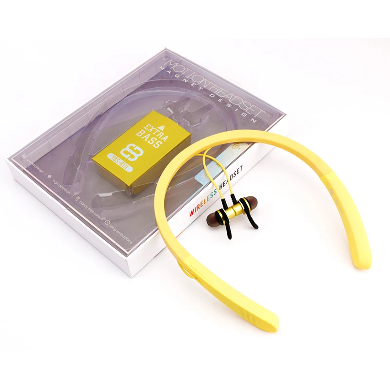 Новинка магнитные беспроводные наушники Macaroon YBS8811 5,0 спортивные наушники HIFI бас Шейная повязка гарнитура Поддержка TF карты вкладыши 12