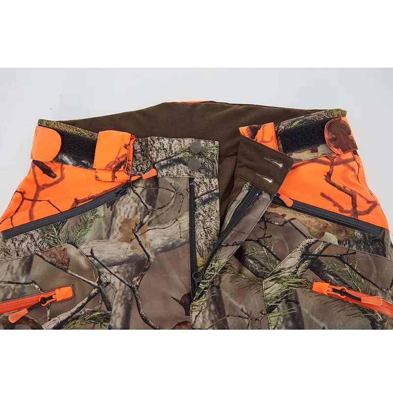
High quality cargo orange camouflage pants waterproof hunting pants 